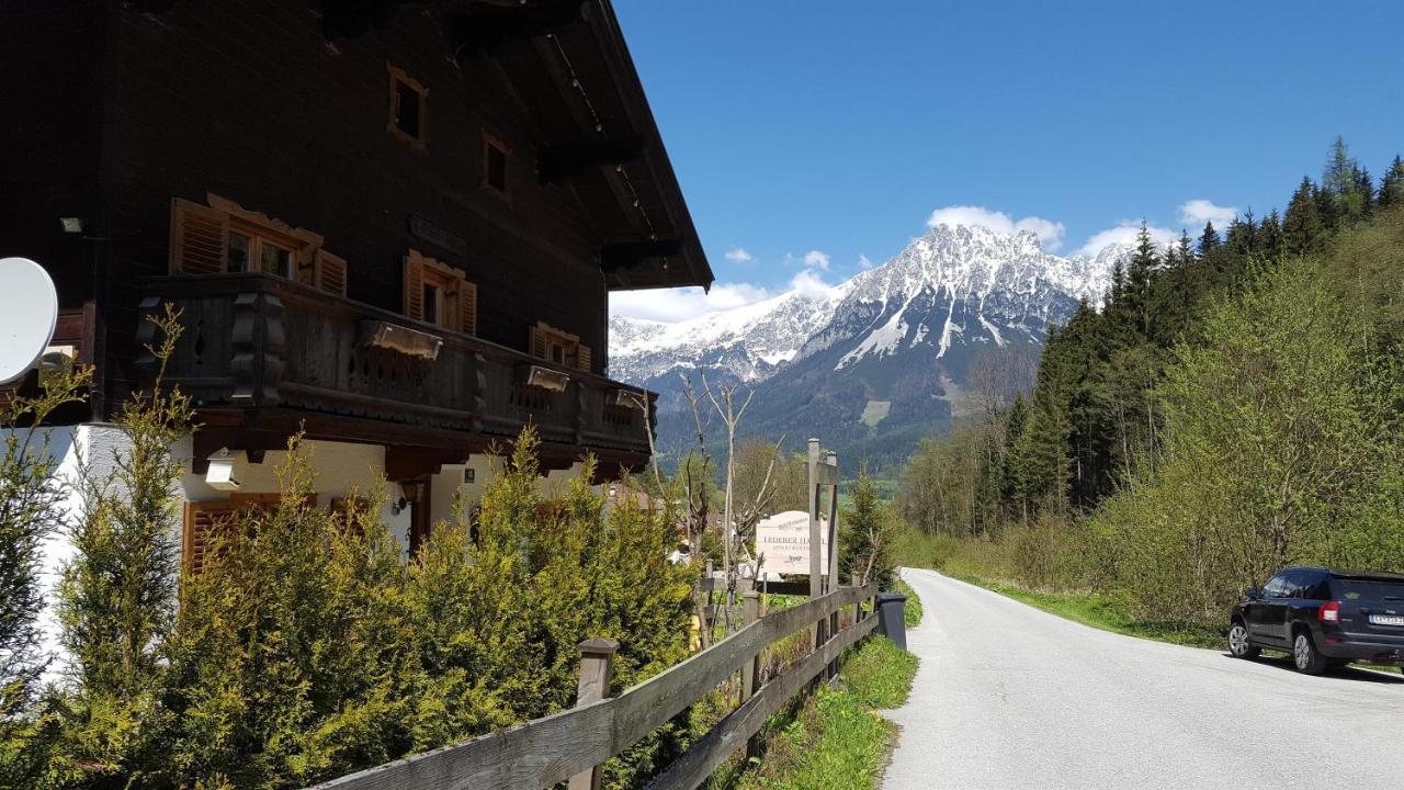 Lederer Haeus'L, Ferienwohnungen Ellmau Exterior foto